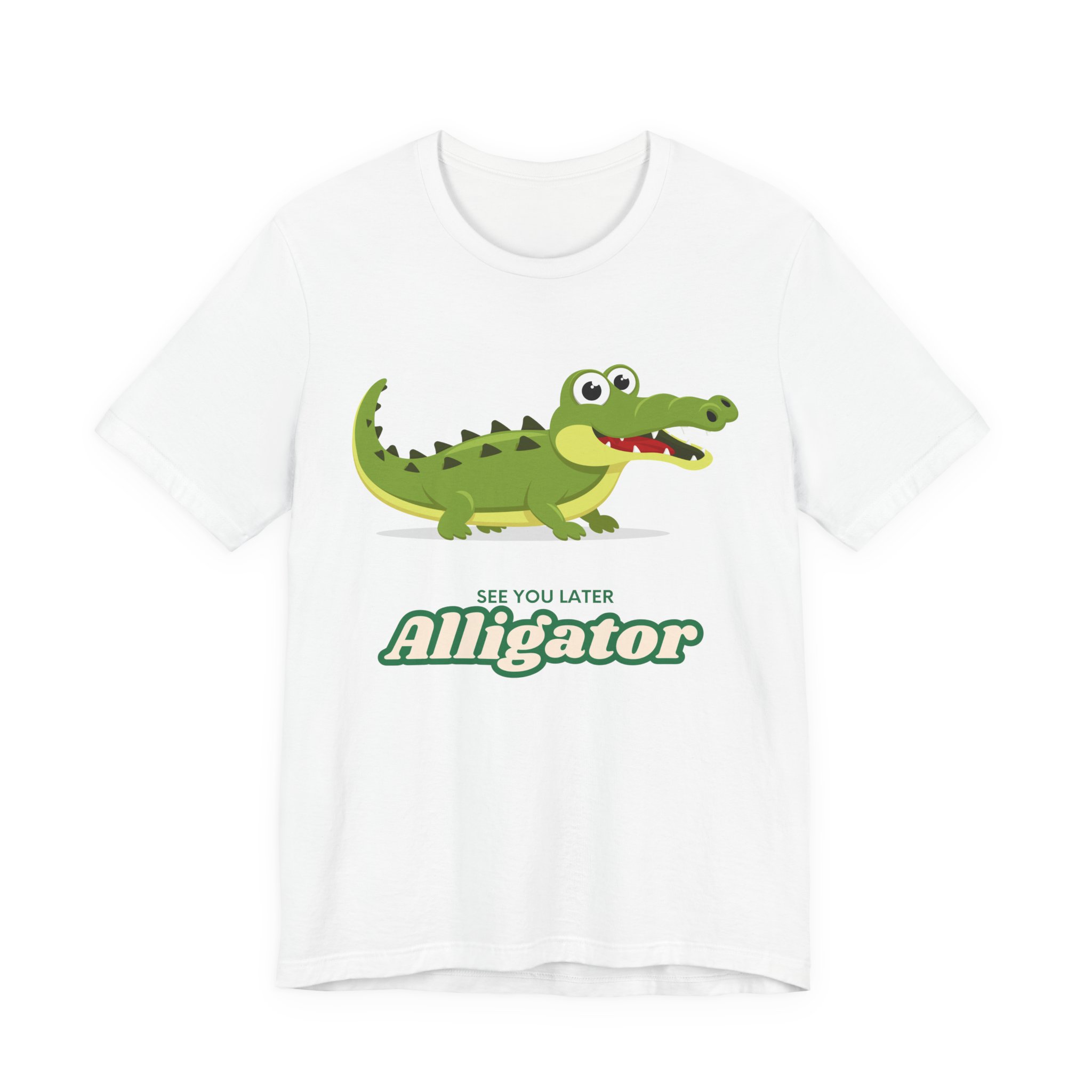 See You Later Alligator T-Shirt — Cute Cartoon Alligator Graphic Tee