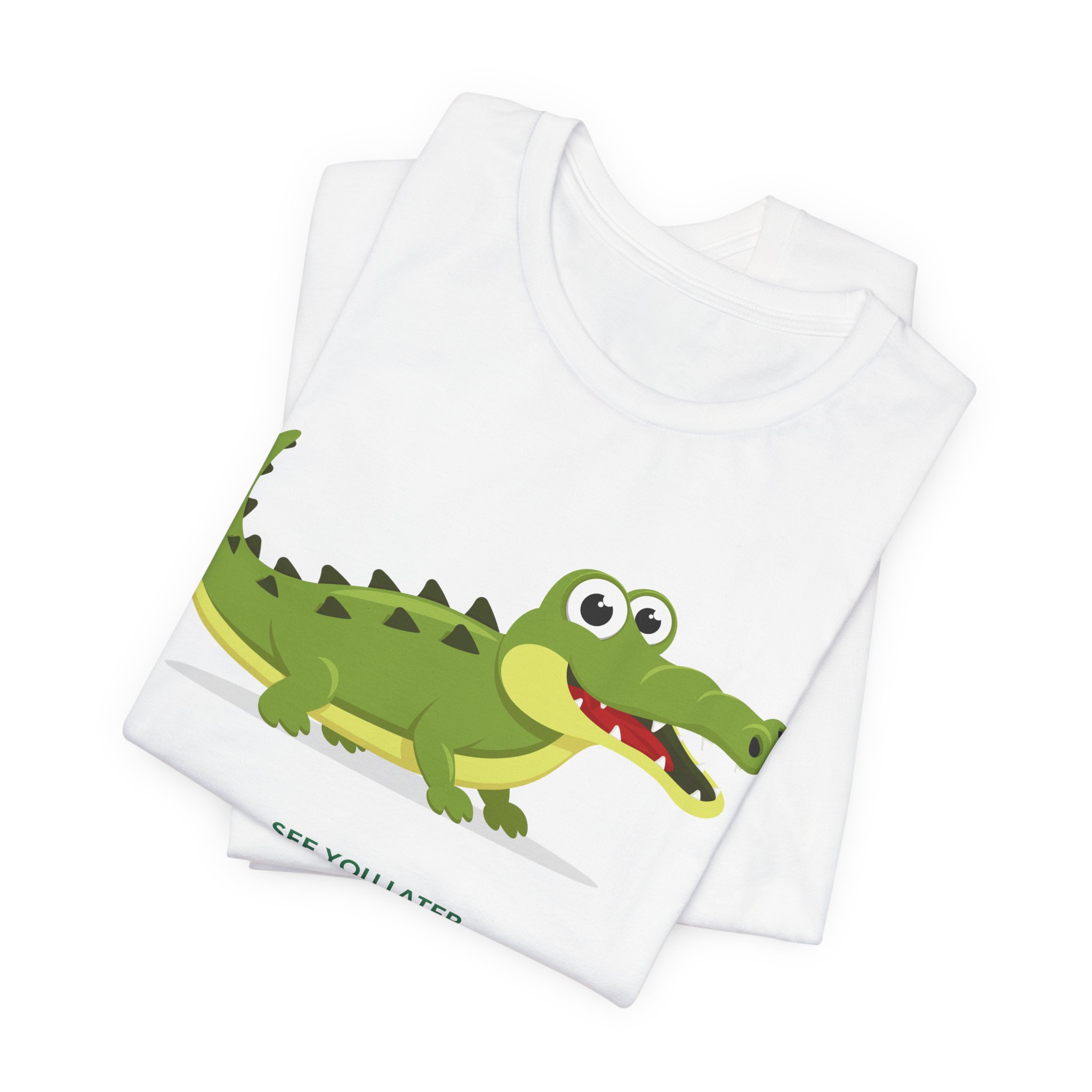 See You Later Alligator T-Shirt — Cute Cartoon Alligator Graphic Tee - Image 3
