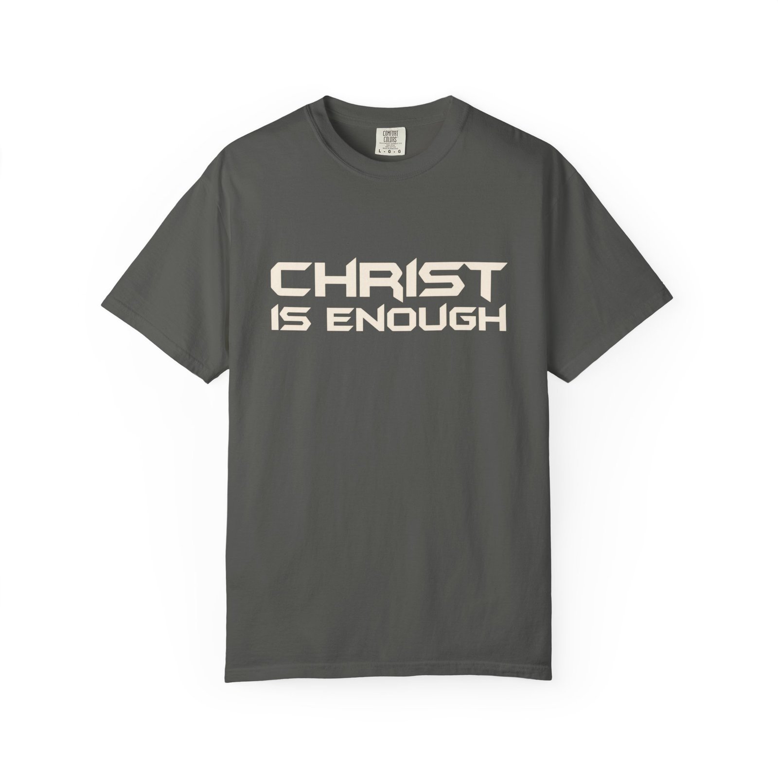 Christ Is Enough | Christian Garment-Dyed Heavyweight T-Shirt | Comfort Colors 1717 | Faith-Based Graphic Tee 4 Christ Is Enough | Christian Garment-Dyed Heavyweight T-Shirt | Comfort Colors 1717 | Faith-Based Graphic Tee - Imagen 4