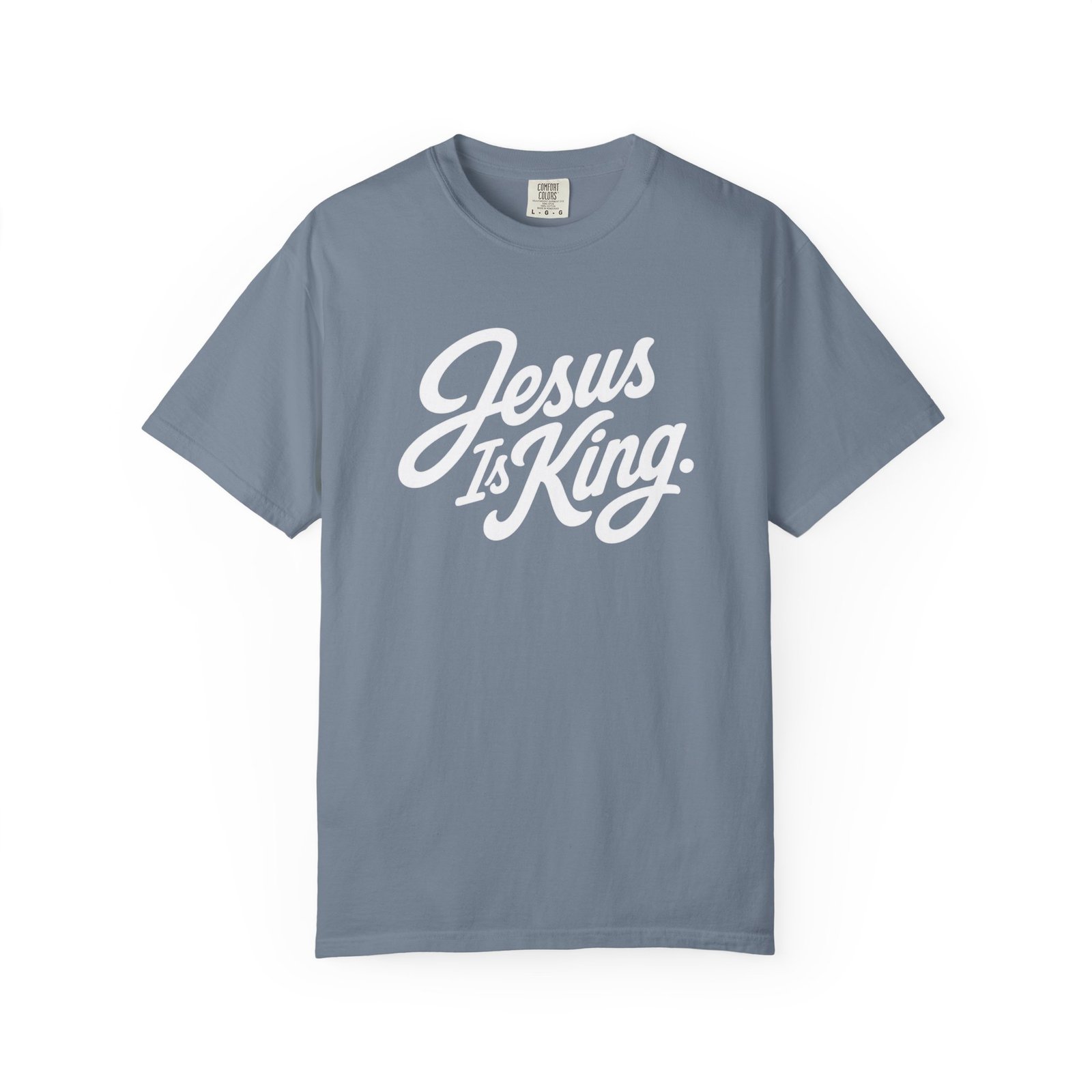 Jesus Is King | Christian Garment-Dyed T-Shirt | Comfort Colors 1717 | Premium Faith Graphic Tee | Heavyweight Unisex Shirt 6 Jesus Is King | Christian Garment-Dyed T-Shirt | Comfort Colors 1717 | Premium Faith Graphic Tee | Heavyweight Unisex Shirt - Imagen 6