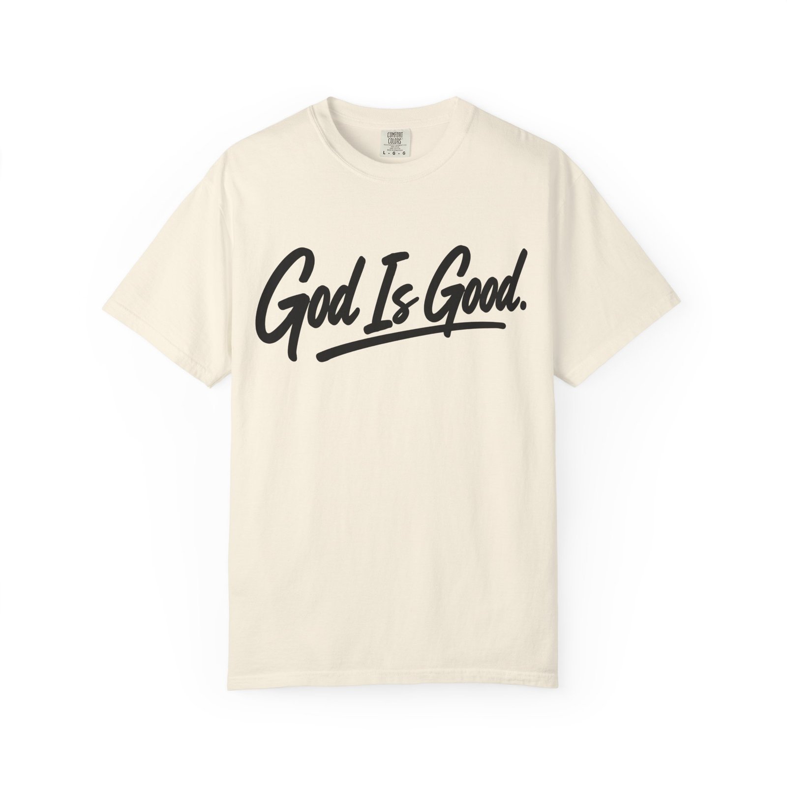 God Is Good | Christian Garment-Dyed T-Shirt | Comfort Colors 1717 | Faith-Based Graphic Tee | Premium Heavyweight Shirt 3 God Is Good | Christian Garment-Dyed T-Shirt | Comfort Colors 1717 | Faith-Based Graphic Tee | Premium Heavyweight Shirt - Imagen 3