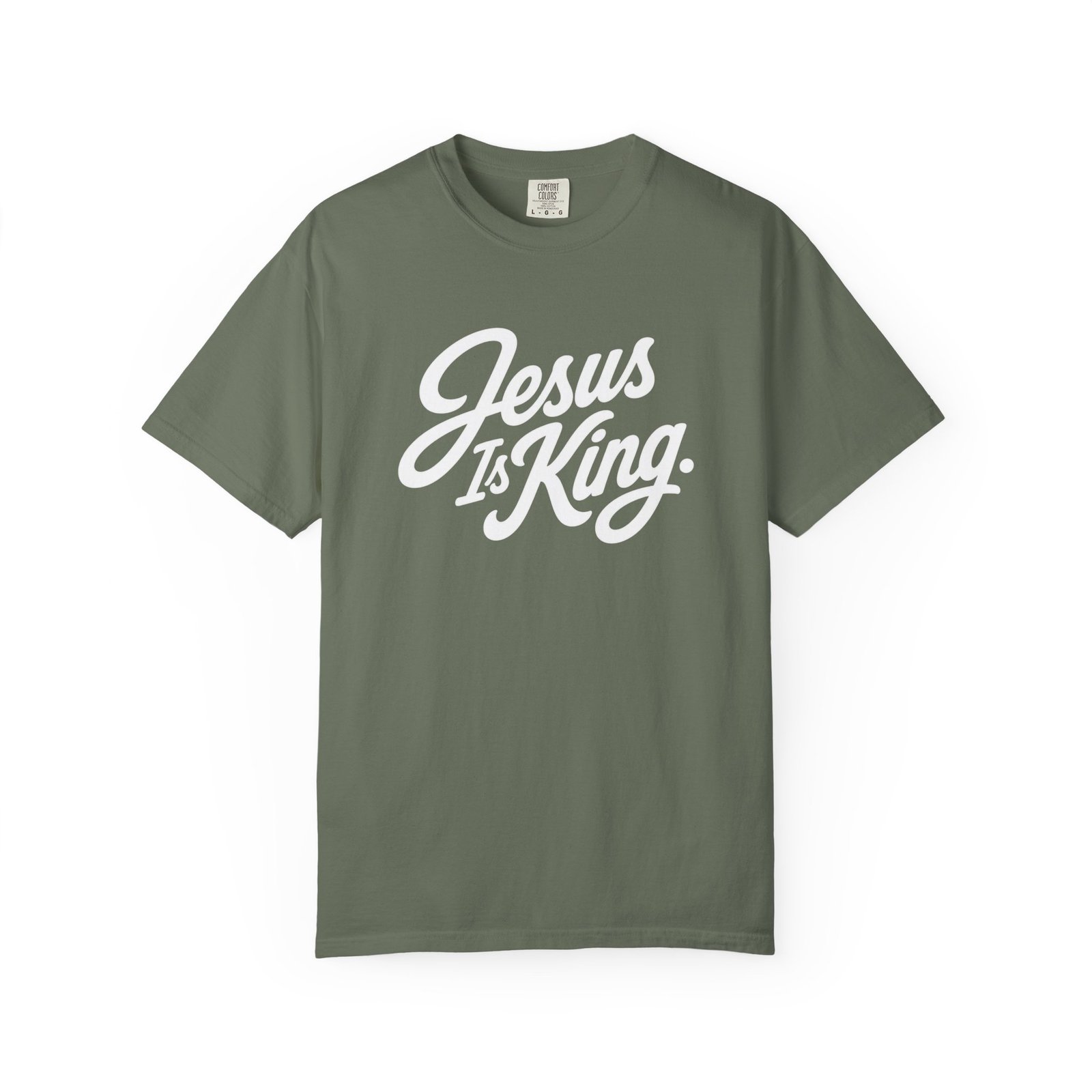 Jesus Is King | Christian Garment-Dyed T-Shirt | Comfort Colors 1717 | Premium Faith Graphic Tee | Heavyweight Unisex Shirt 5 Jesus Is King | Christian Garment-Dyed T-Shirt | Comfort Colors 1717 | Premium Faith Graphic Tee | Heavyweight Unisex Shirt - Imagen 5