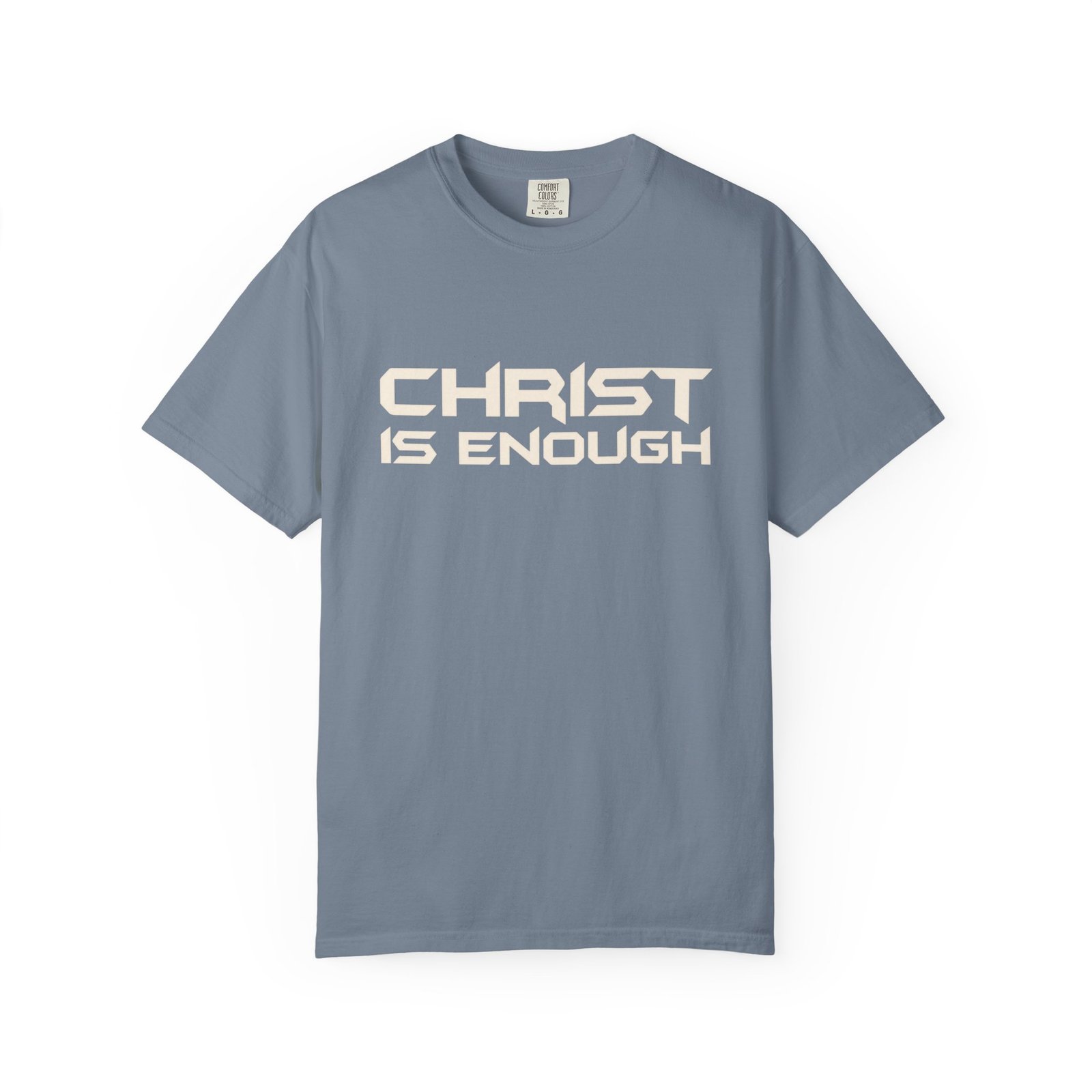 Christ Is Enough | Christian Garment-Dyed Heavyweight T-Shirt | Comfort Colors 1717 | Faith-Based Graphic Tee 6 Christ Is Enough | Christian Garment-Dyed Heavyweight T-Shirt | Comfort Colors 1717 | Faith-Based Graphic Tee - Imagen 6