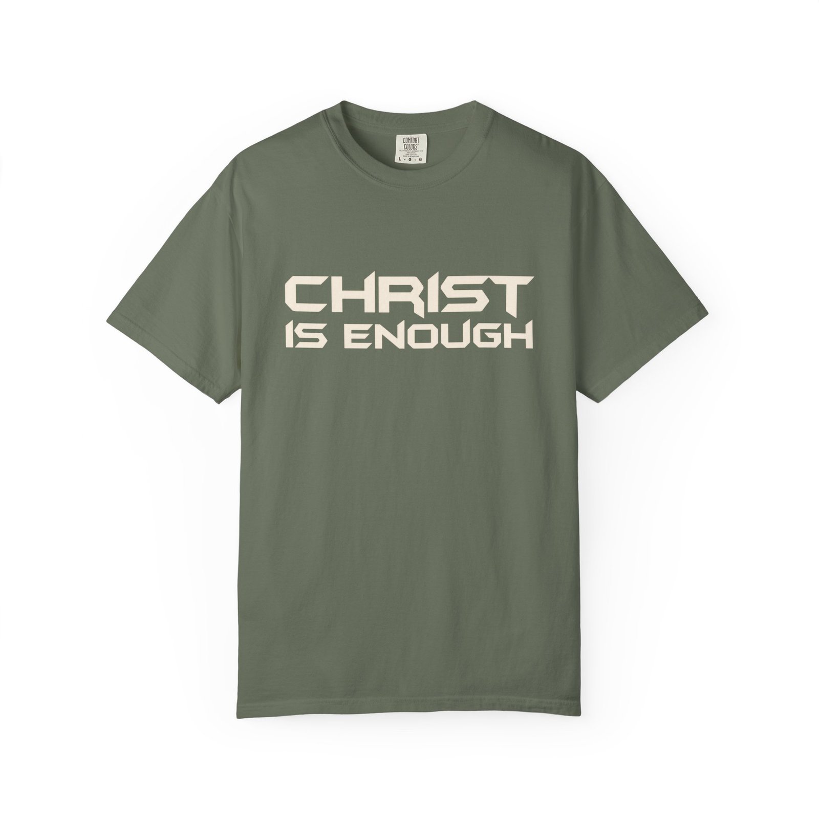 Christ Is Enough | Christian Garment-Dyed Heavyweight T-Shirt | Comfort Colors 1717 | Faith-Based Graphic Tee 5 Christ Is Enough | Christian Garment-Dyed Heavyweight T-Shirt | Comfort Colors 1717 | Faith-Based Graphic Tee - Imagen 5