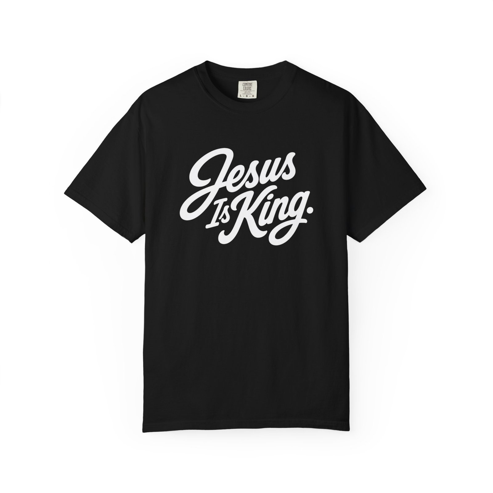 Jesus Is King | Christian Garment-Dyed T-Shirt | Comfort Colors 1717 | Premium Faith Graphic Tee | Heavyweight Unisex Shirt 1 Jesus Is King | Christian Garment-Dyed T-Shirt | Comfort Colors 1717 | Premium Faith Graphic Tee | Heavyweight Unisex Shirt