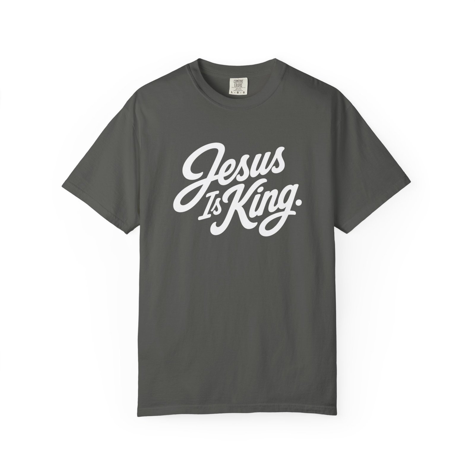 Jesus Is King | Christian Garment-Dyed T-Shirt | Comfort Colors 1717 | Premium Faith Graphic Tee | Heavyweight Unisex Shirt 4 Jesus Is King | Christian Garment-Dyed T-Shirt | Comfort Colors 1717 | Premium Faith Graphic Tee | Heavyweight Unisex Shirt - Imagen 4