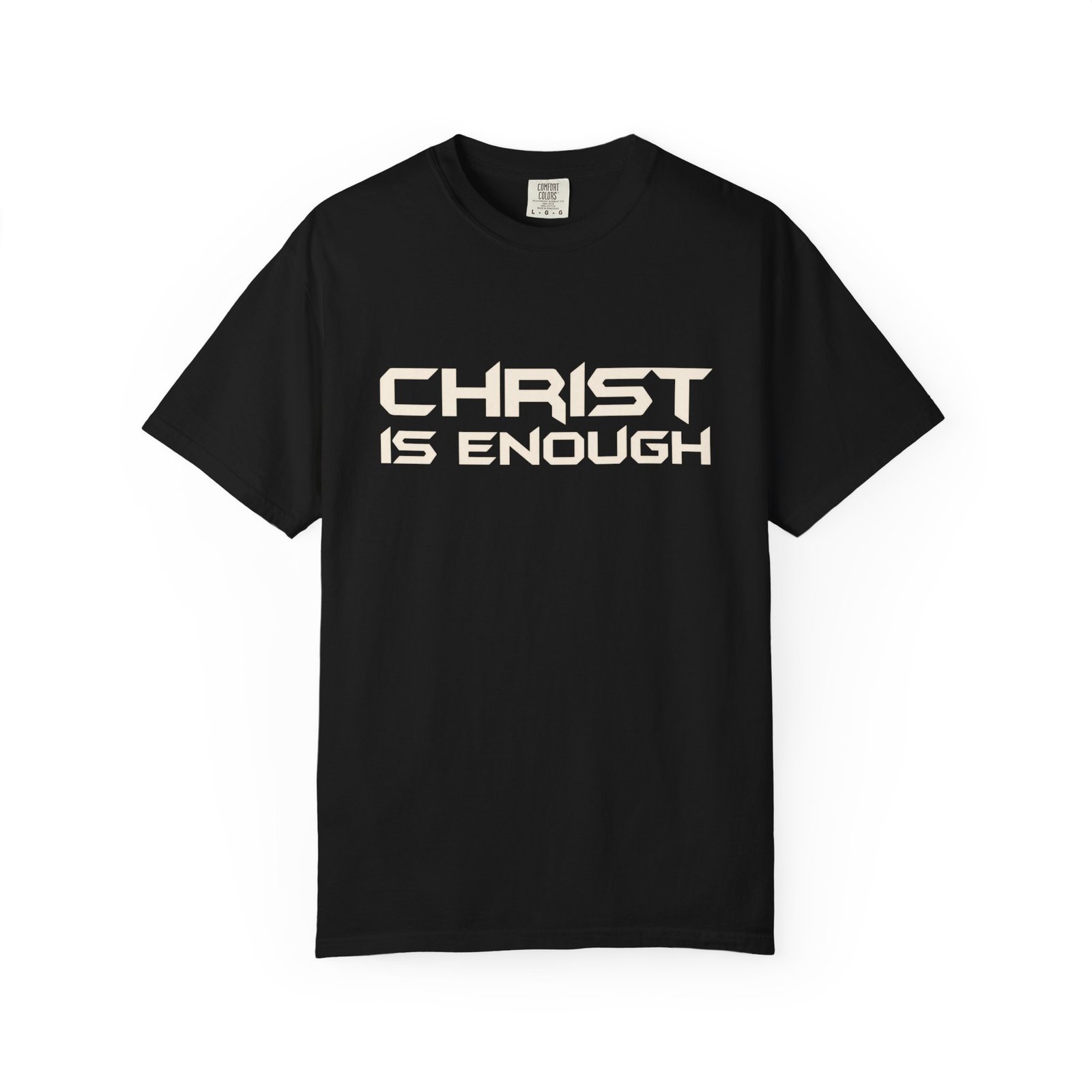 Christ Is Enough | Christian Garment-Dyed Heavyweight T-Shirt | Comfort Colors 1717 | Faith-Based Graphic Tee 1 Christ Is Enough | Christian Garment-Dyed Heavyweight T-Shirt | Comfort Colors 1717 | Faith-Based Graphic Tee