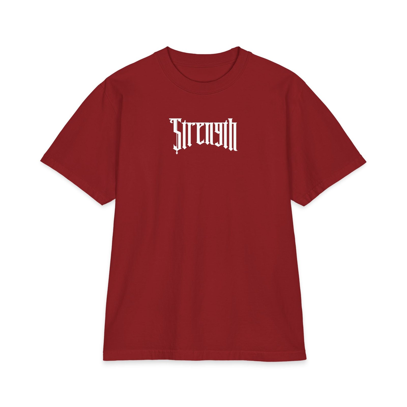 God Is My Strength Christian Oversized T-Shirt – Psalm 28:7 2 God Is My Strength Christian Oversized T-Shirt – Psalm 28:7 - Image 2